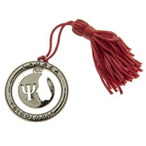 Cerchio Laurea Psicologia diam. 4 cm. Sconti su quantità
