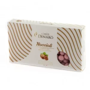 Confetti Nocciola e Cioccolato Rosa 1 Kg. DENARO