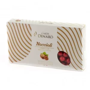 Confetti Nocciola e Cioccolato Rosso 1 Kg. DENARO