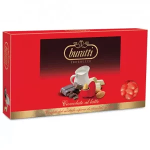Confetti Tenerezze Ciocco Mandorla Rosso 1 Kg. BURATTI